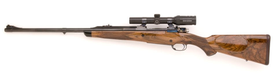 416 Rigby built on a Mauser action square bridged right side 416 Rigby built on a Mauser action square bridged right side