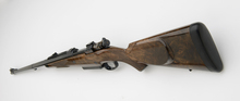  500 Jeffery's custom rifle built on a Prechtl action by Todd Ramirez gun maker