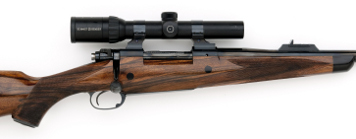 375 custom rifle with ebony crossbolts