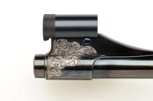 Engraved Express Front Hood Sight Engraved Express Front Hood Sight