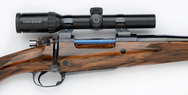  375 right handed custom rifle with Schmidt & Bender scope