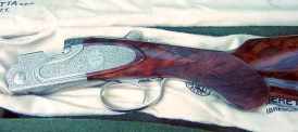  Beretta shotgun with prince of wales grip
