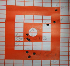 308 American Classic target with Federal 165 grain