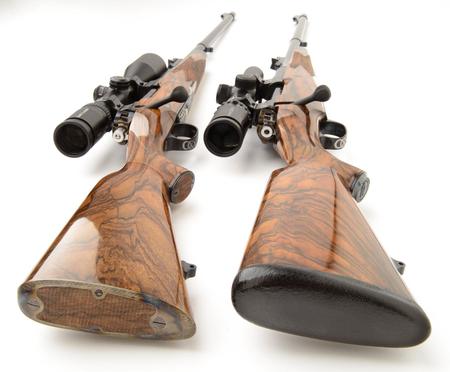  cutom built rifle pair in 375 and 300 win mag