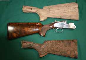  Beretta S05 Finished Shotgun buttstock with wood blanks