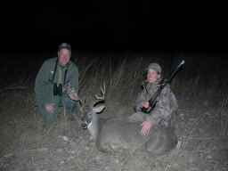 "Donna Grey used the Ramirez 7 x 57 to take her first whitetail, on Jack Field' s ranch in South Texas."